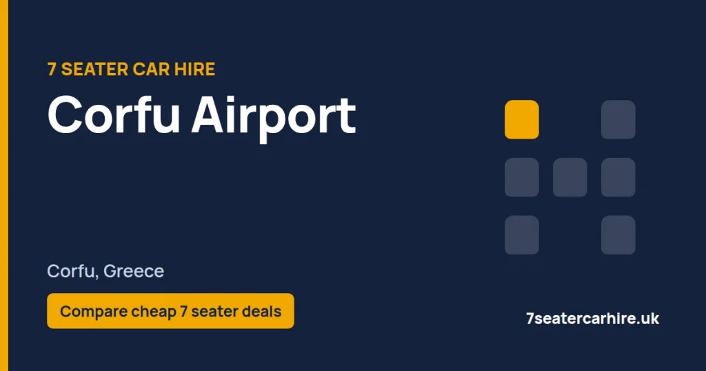7 Seater Car Hire Corfu Airport
