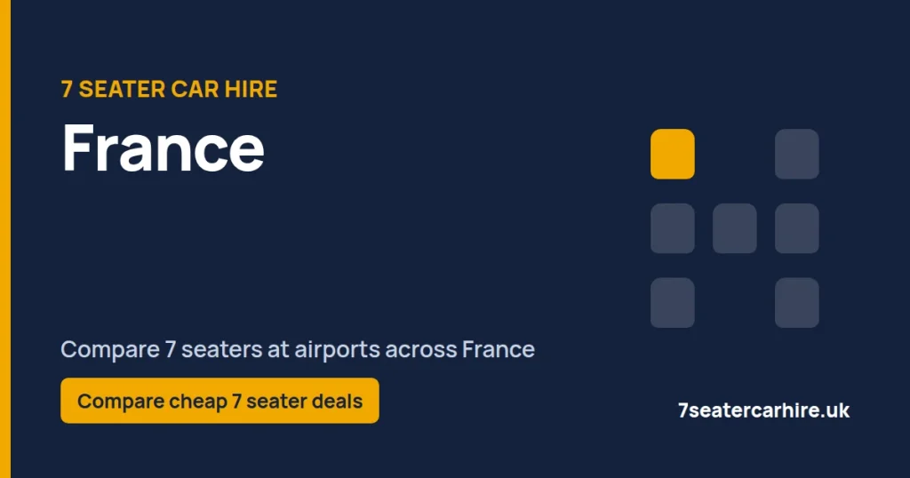 7 Seater Car Hire France