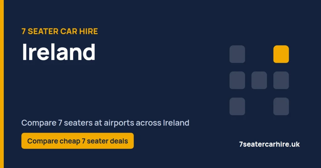 7 Seater Car Hire Ireland