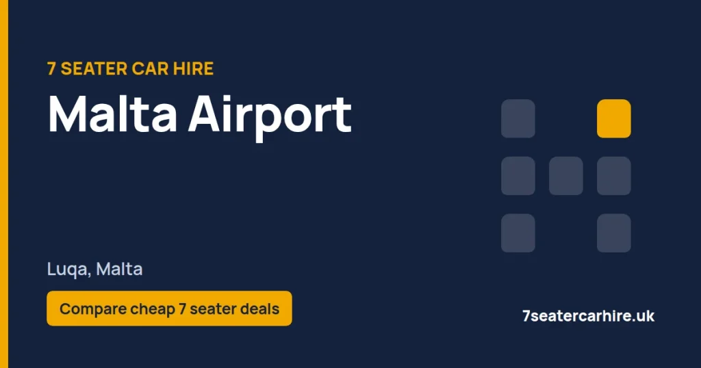 7 Seater Car Hire Malta Airport
