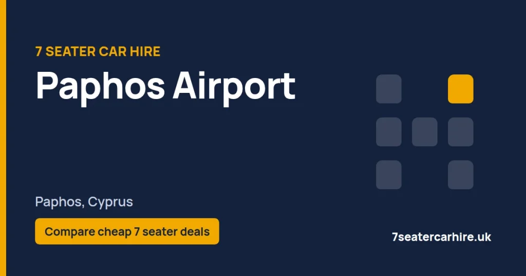 7 Seater Car Hire Paphos Airport