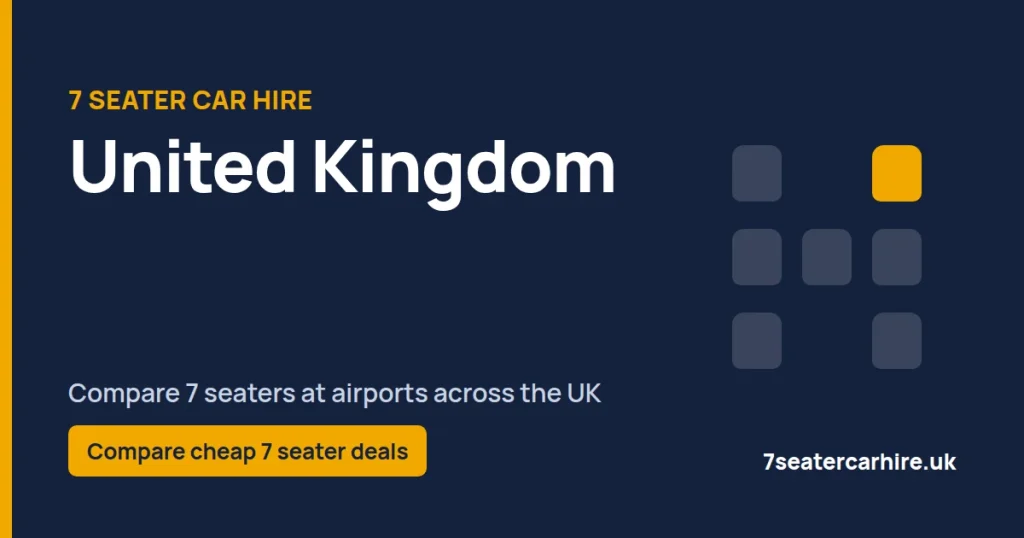 7 Seater Car Hire UK